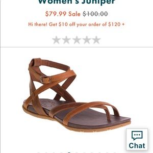 Chaco Juniper sandals size 10